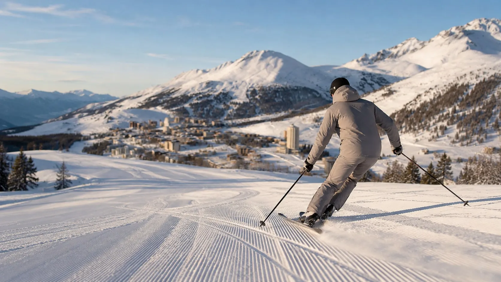 Panorama delle montagne di Sestriere